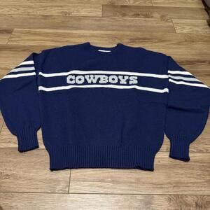 Vintage Dallas Cowboys Cliff Engle NFL Wool Blend Sweater